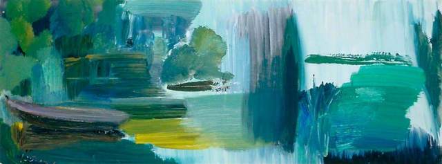 Hitchens, Ivon, 1893-1979; River and Distance with a Boat